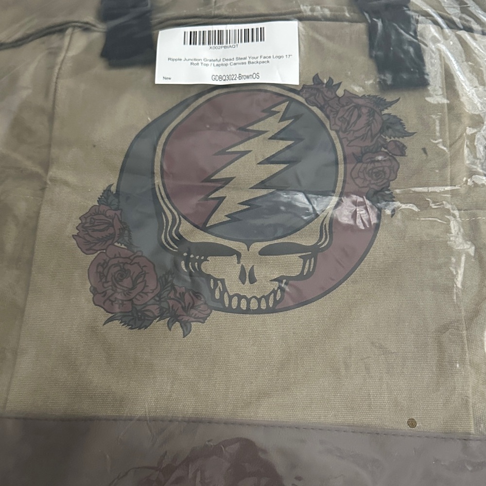 Grateful Dead Skull Logo Tote Bag